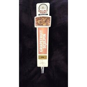 Ballast Point Brewing Co Grapefruit Sculpin Beer Keg Tap Handle 3-Sided IPA